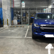 Indoor lot parking on  
