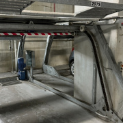 Indoor lot parking on  