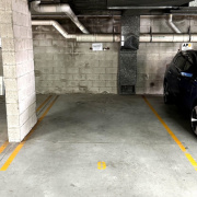 Indoor lot parking on  