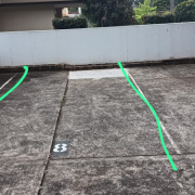 Outdoor lot parking on  