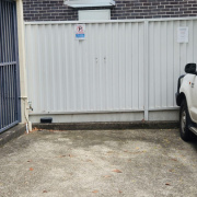 Outdoor lot parking on  