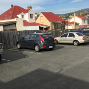 Outdoor lot parking on  