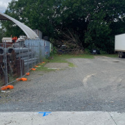 Outdoor lot parking on Outdoor lot parking on