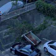 Outdoor lot parking on  
