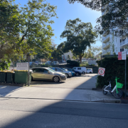 Outdoor lot parking on  