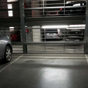 Indoor lot parking on  