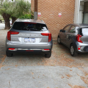 Driveway parking on  