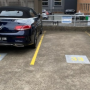 Outdoor lot parking on  