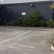 Outdoor lot parking on Outdoor lot parking on