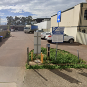 Outdoor lot parking on  
