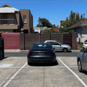 Outdoor lot parking on  