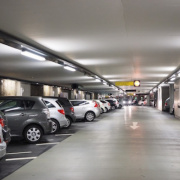 Indoor lot parking on  