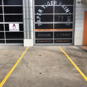 Outdoor lot parking on Outdoor lot parking on
