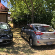 Outside parking on Outside parking on